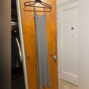 SKIMS Long Gray Maxi Dress